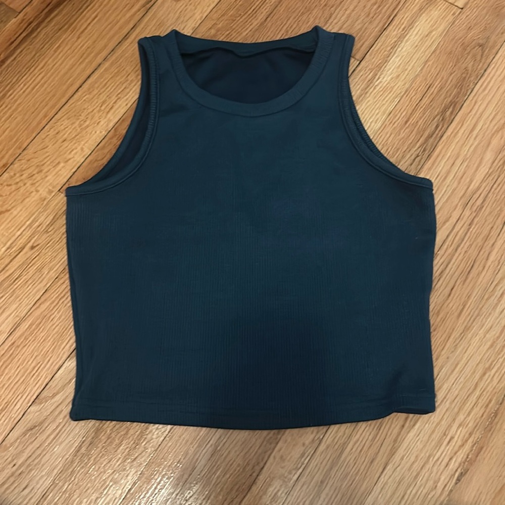 SHEIN Blue Cropped Tank